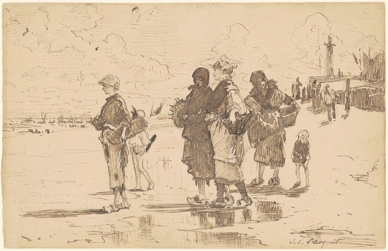 In rotta per la pesca da John Singer Sargent