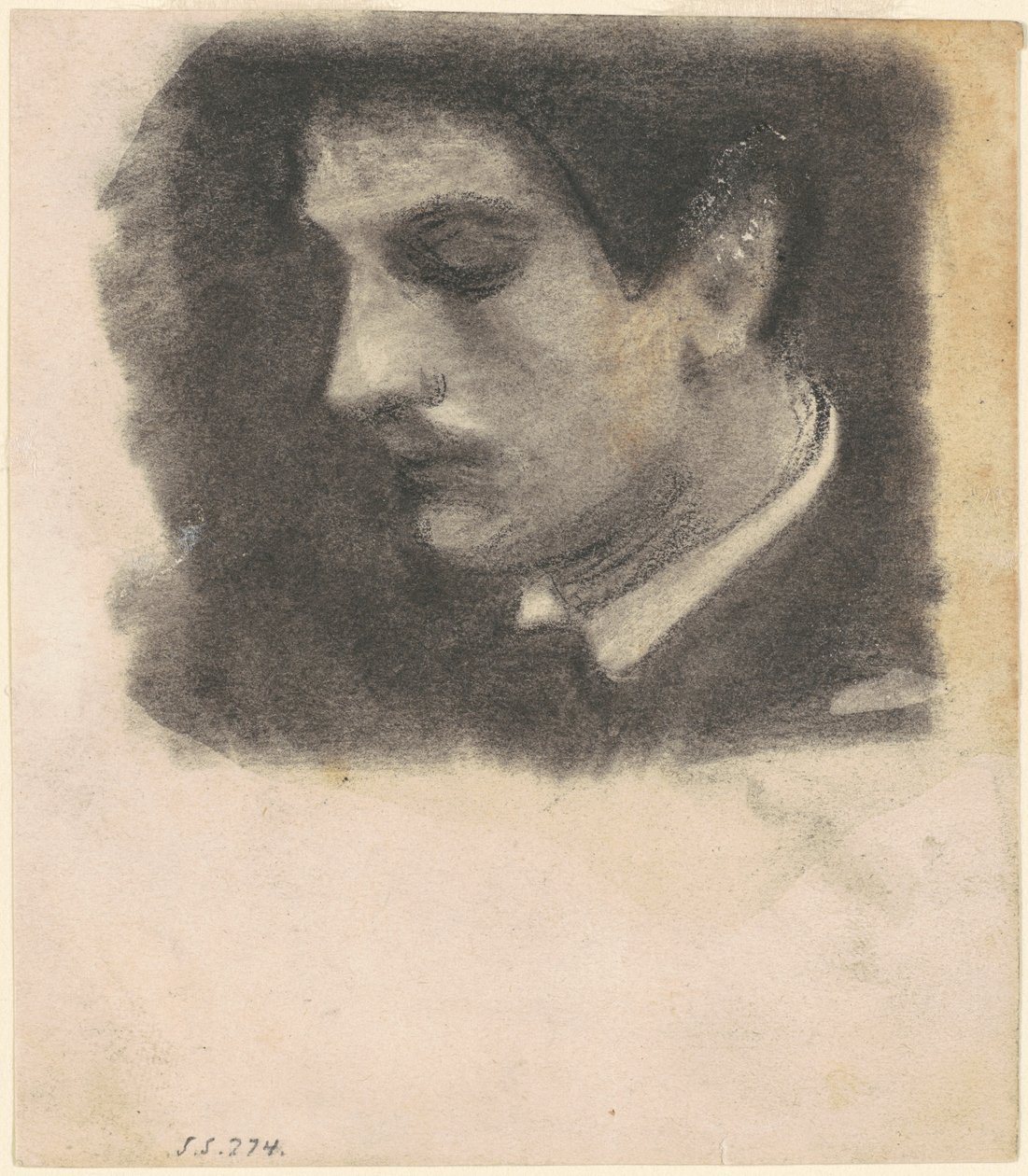 Testa di un uomo da John Singer Sargent