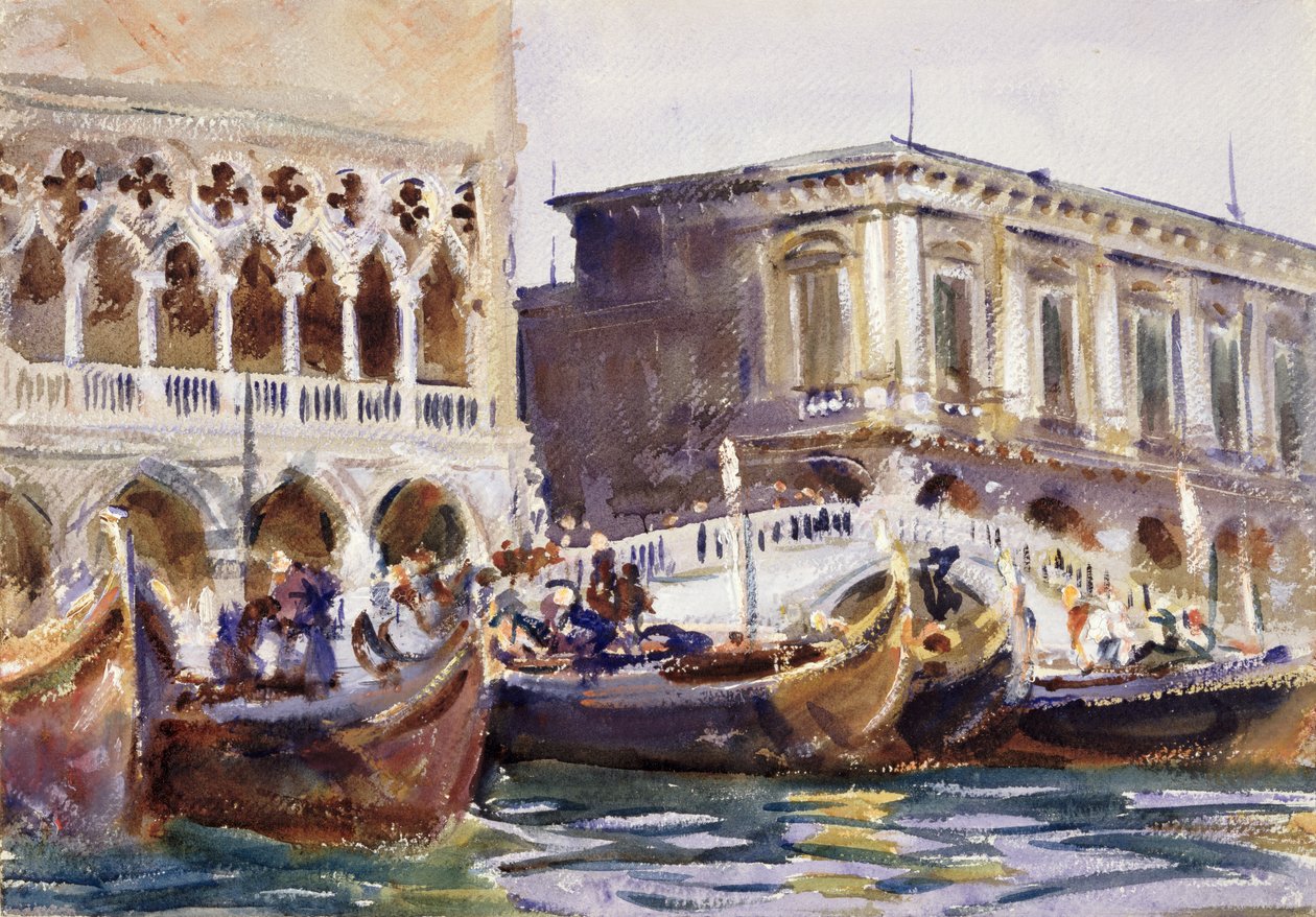 La Riva, c.1904 da John Singer Sargent