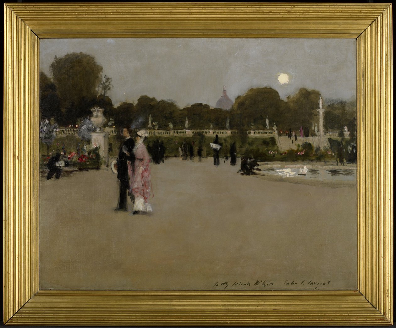 I Giardini del Lussemburgo al crepuscolo da John Singer Sargent