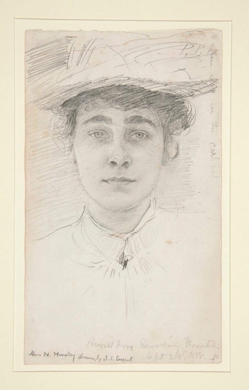 Miss N. Huxley da John Singer Sargent