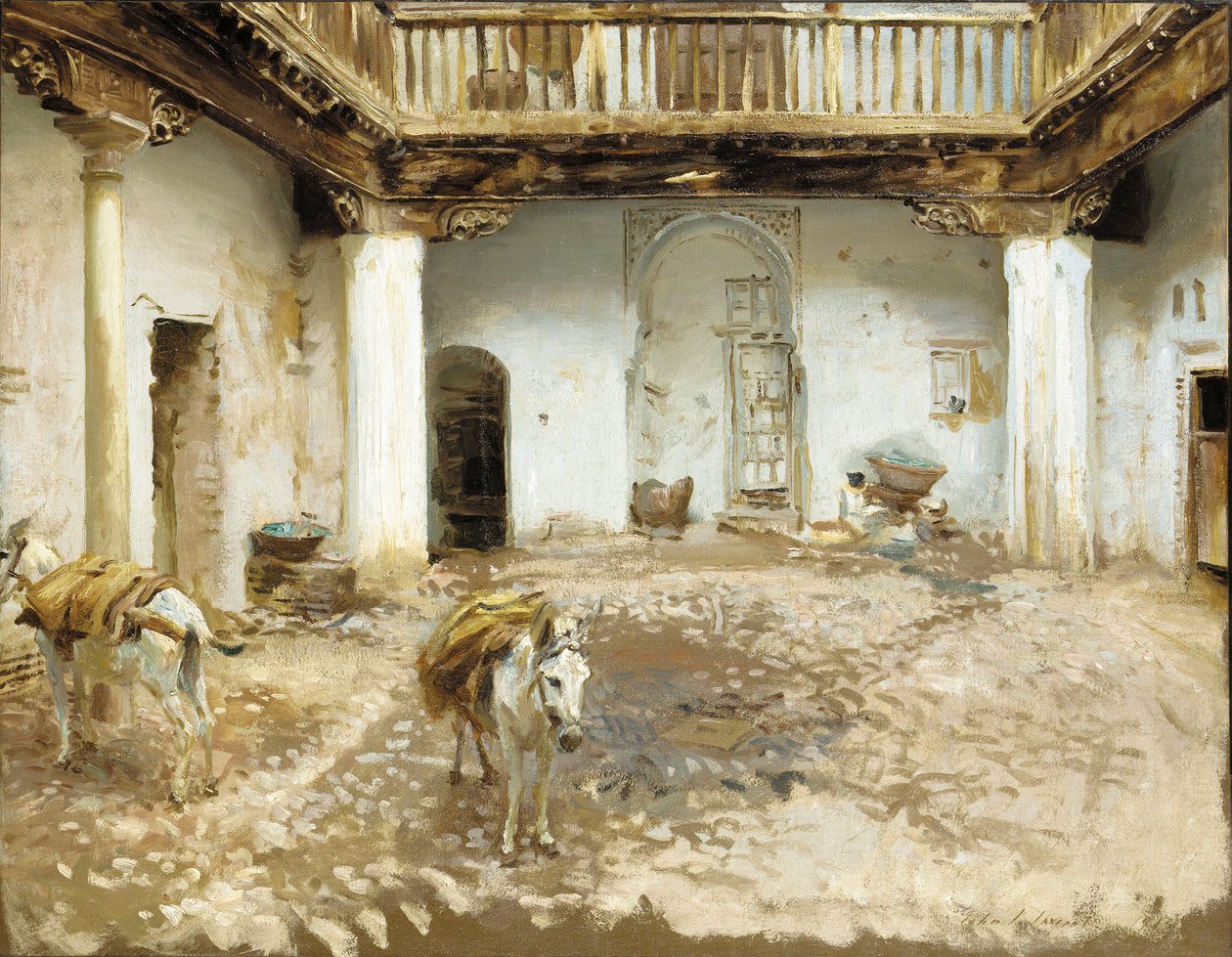 Cortile moresco, 1913 da John Singer Sargent