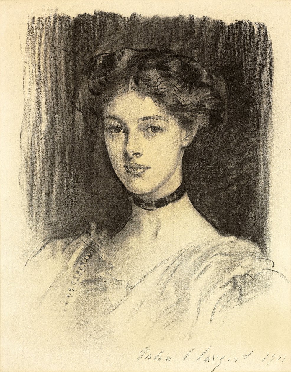Ritratto di Eva Katherine Balfour, poi Lady Buxton da John Singer Sargent