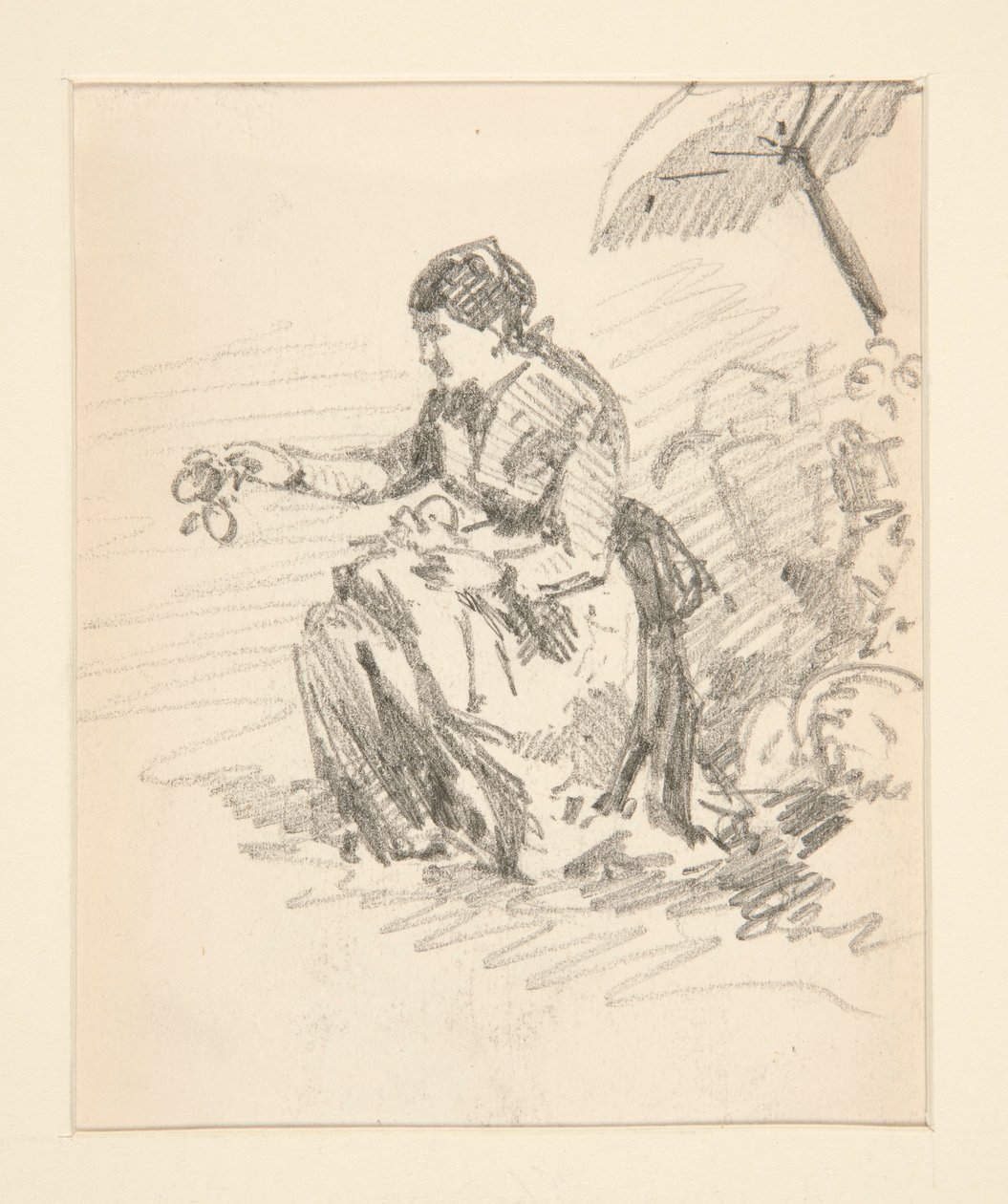 Figura seduta di una donna da John Singer Sargent