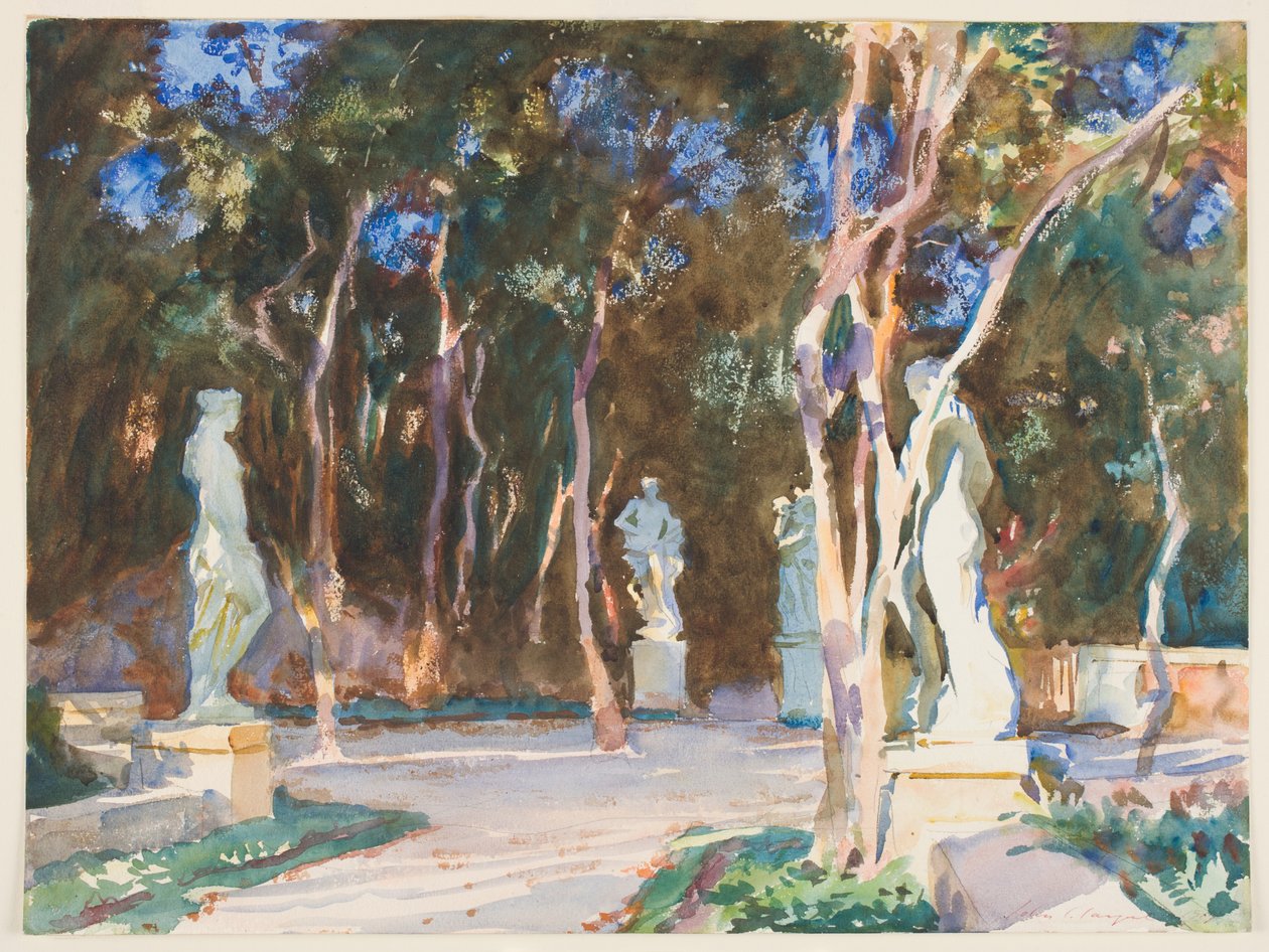 Sentieri ombrosi, Vizcaya da John Singer Sargent