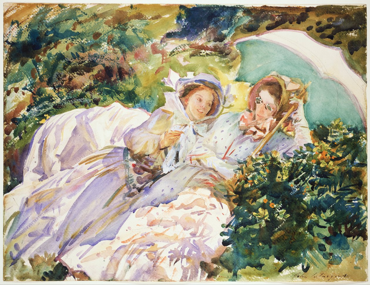 Passo del Sempione: La civetta da John Singer Sargent