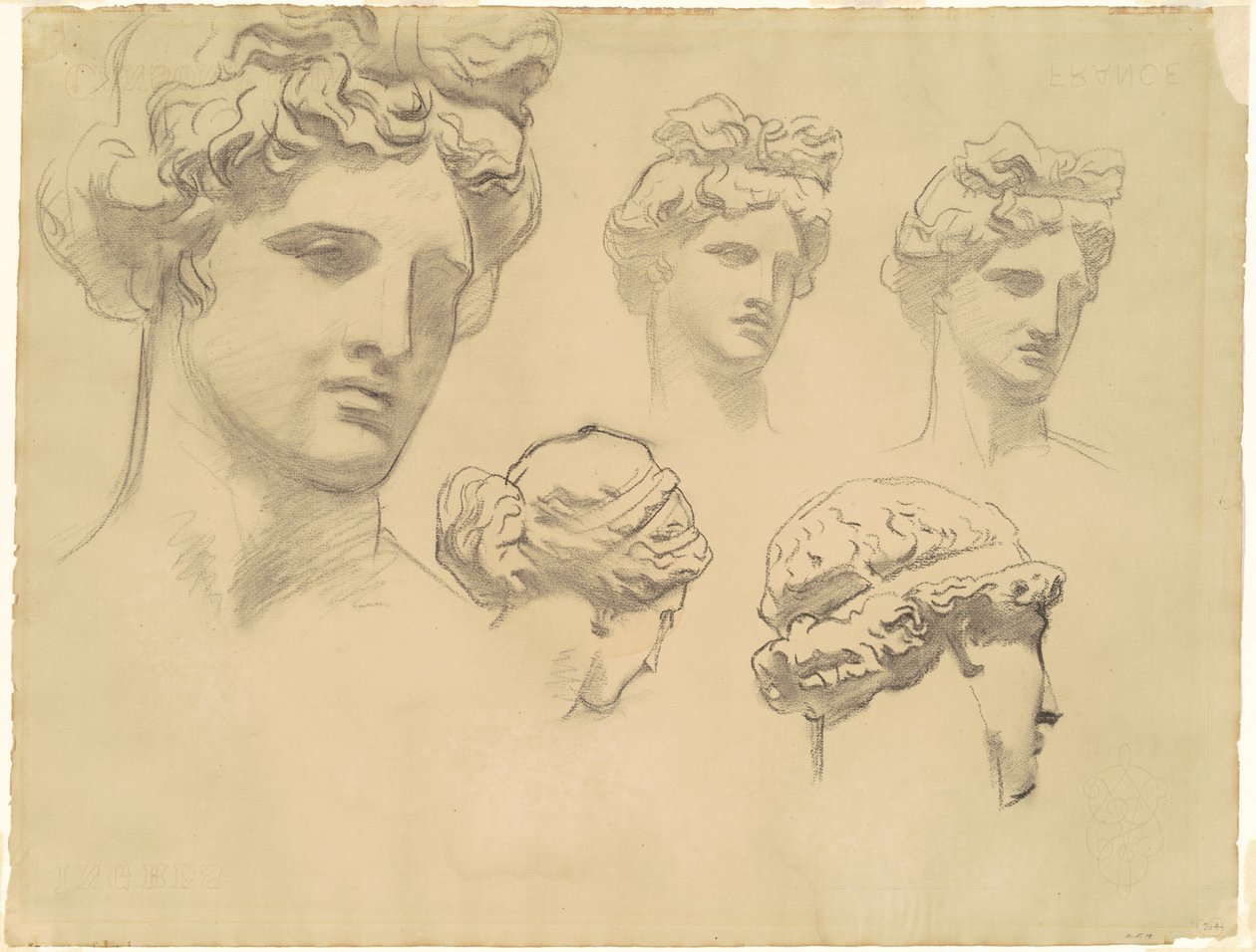 Studi per "Apollo e le Muse" da John Singer Sargent