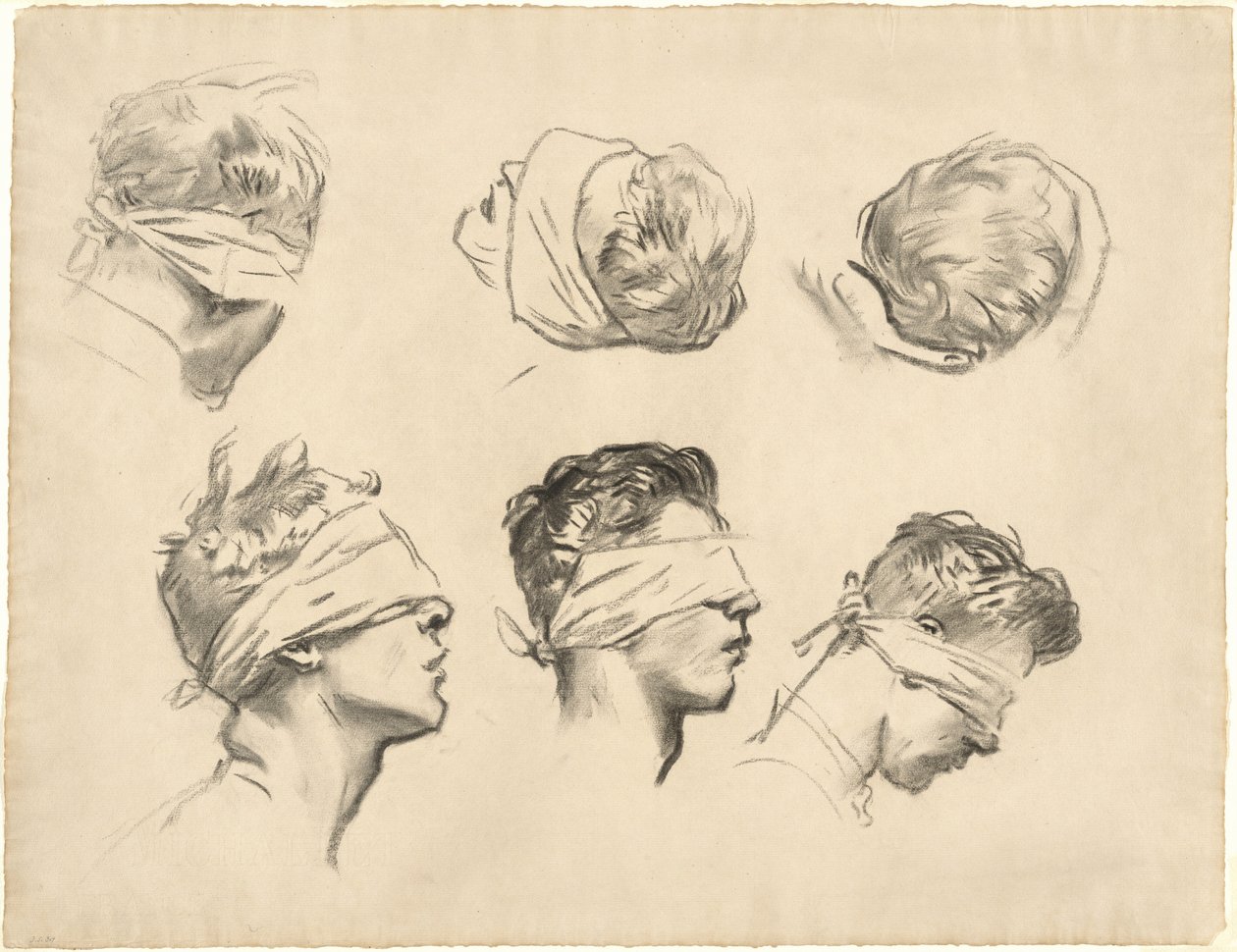 Studi per Gassed da John Singer Sargent