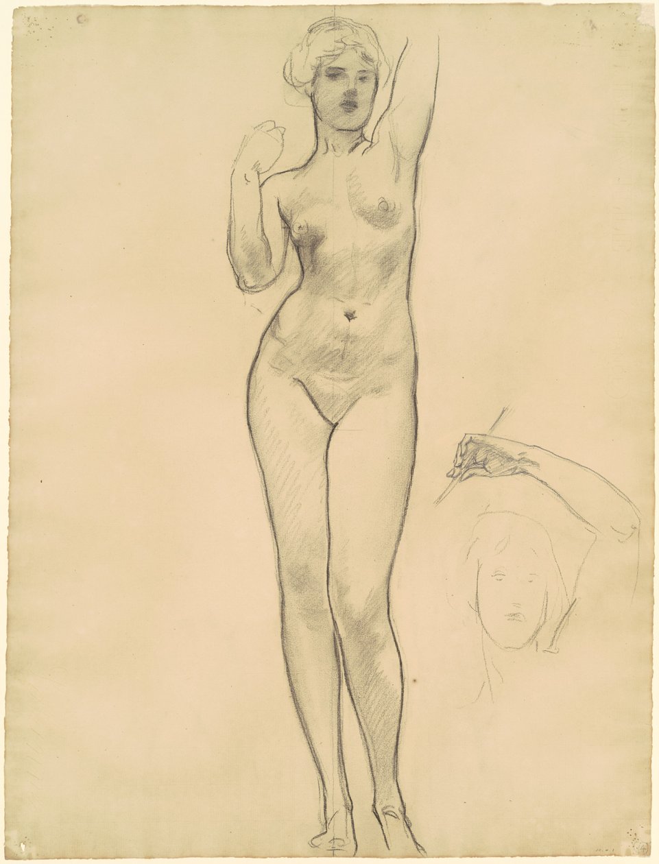 Studi di Afrodite per Afrodite ed Eros da John Singer Sargent