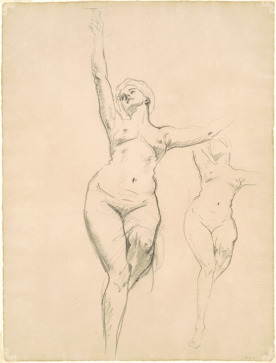 Studi di Vittoria per "Morte e Vittoria" da John Singer Sargent