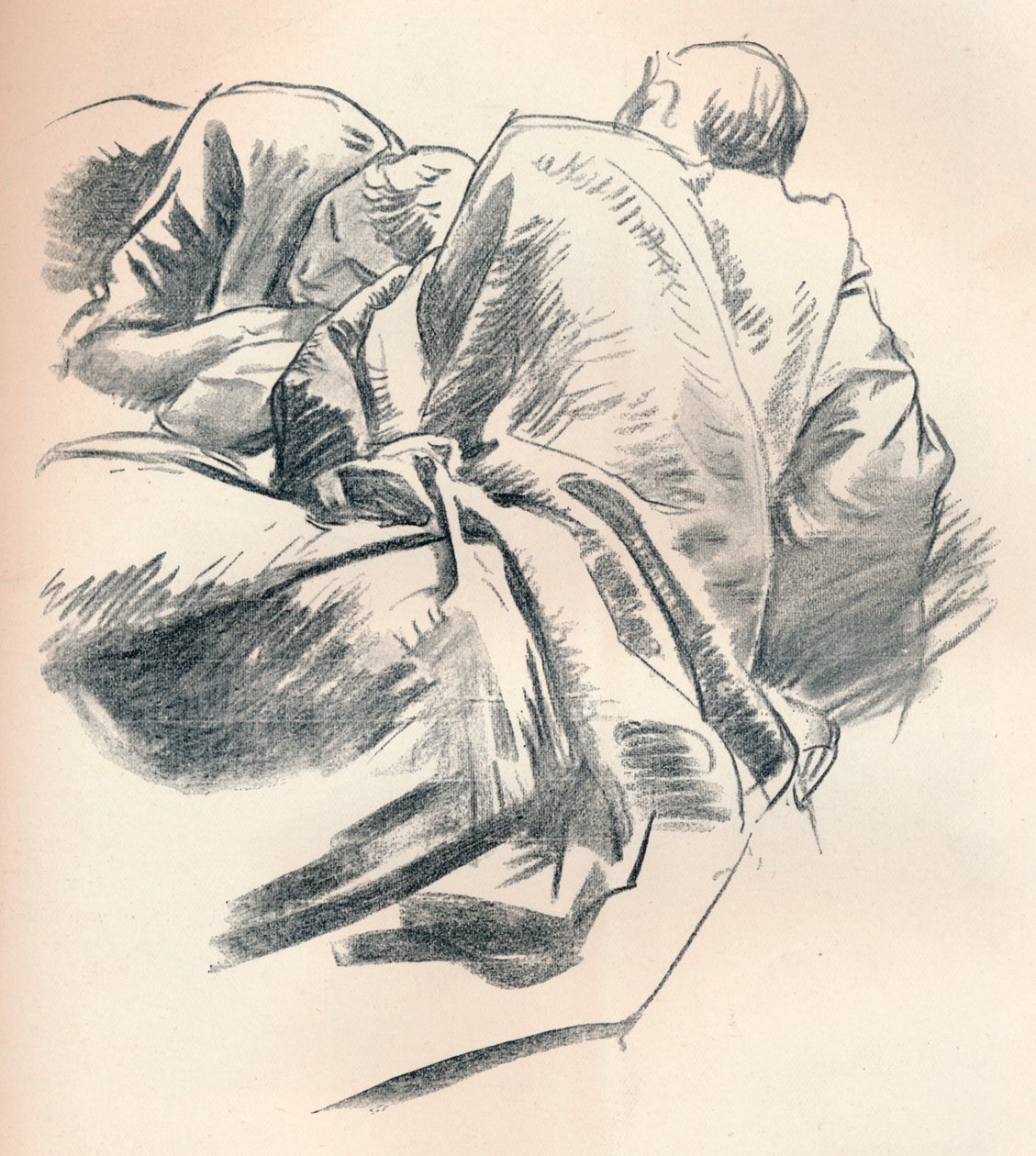 Studio di drappeggio, c1916 da John Singer Sargent