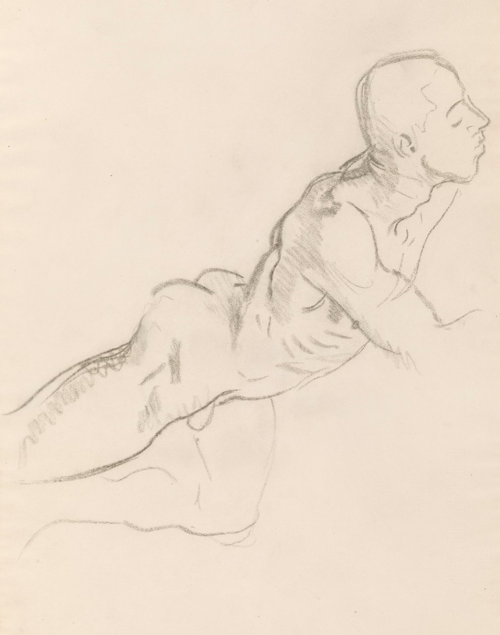 Studio di Eros per Eros e Psiche, decorazione a rilievo, Rotonda, Museo delle Belle Arti, Boston da John Singer Sargent
