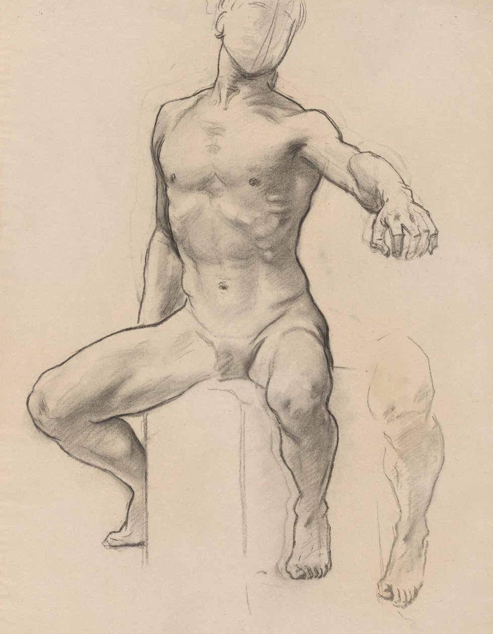 Studio di Perseo per Perseo su Pegaso che uccide Medusa, murale, Scalinata, Museo di Belle Arti, Boston da John Singer Sargent