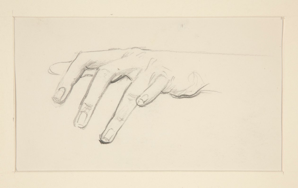 Studio di una mano da John Singer Sargent