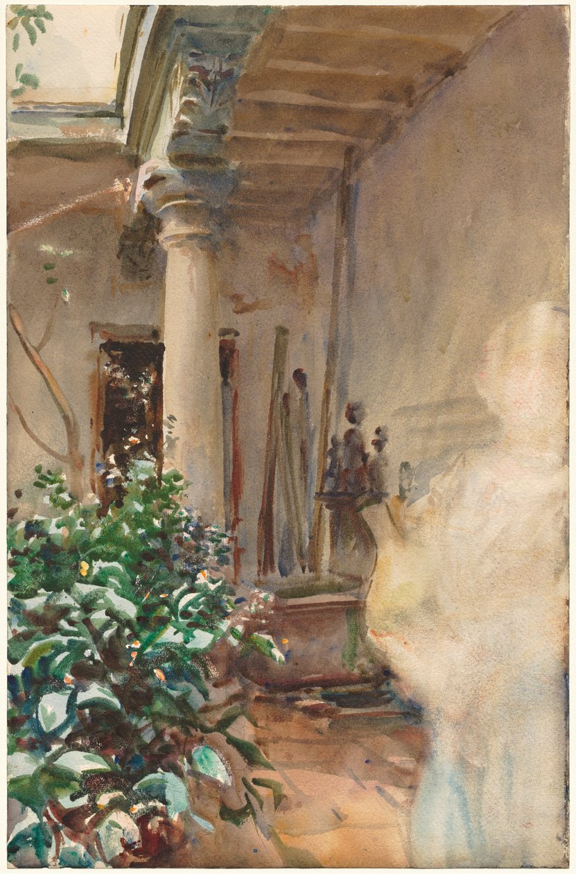 Il Patio da John Singer Sargent