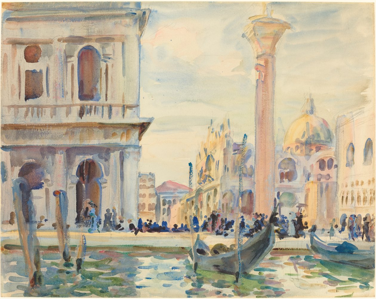 La Piazzetta da John Singer Sargent