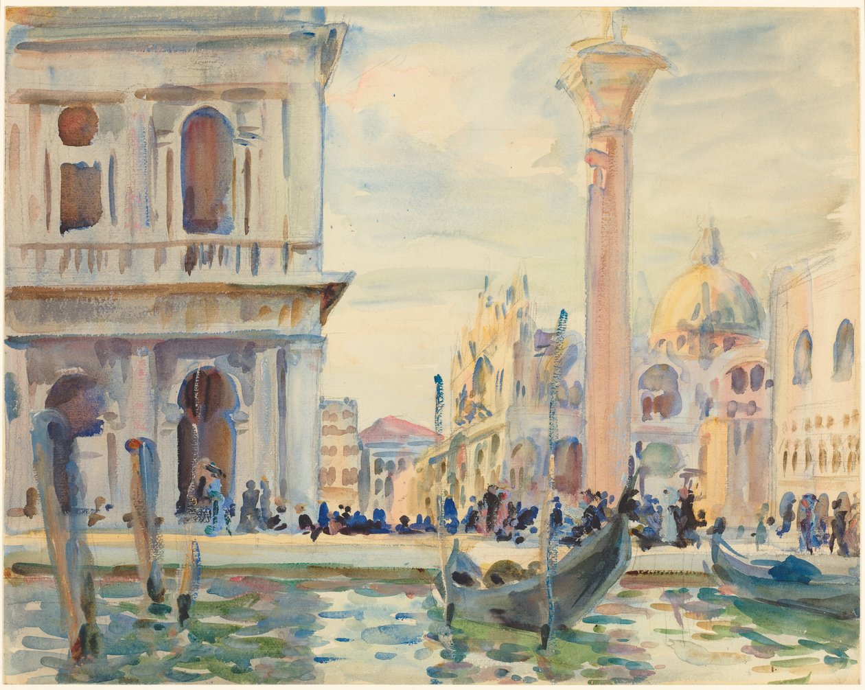 The Piazzetta da John Singer Sargent