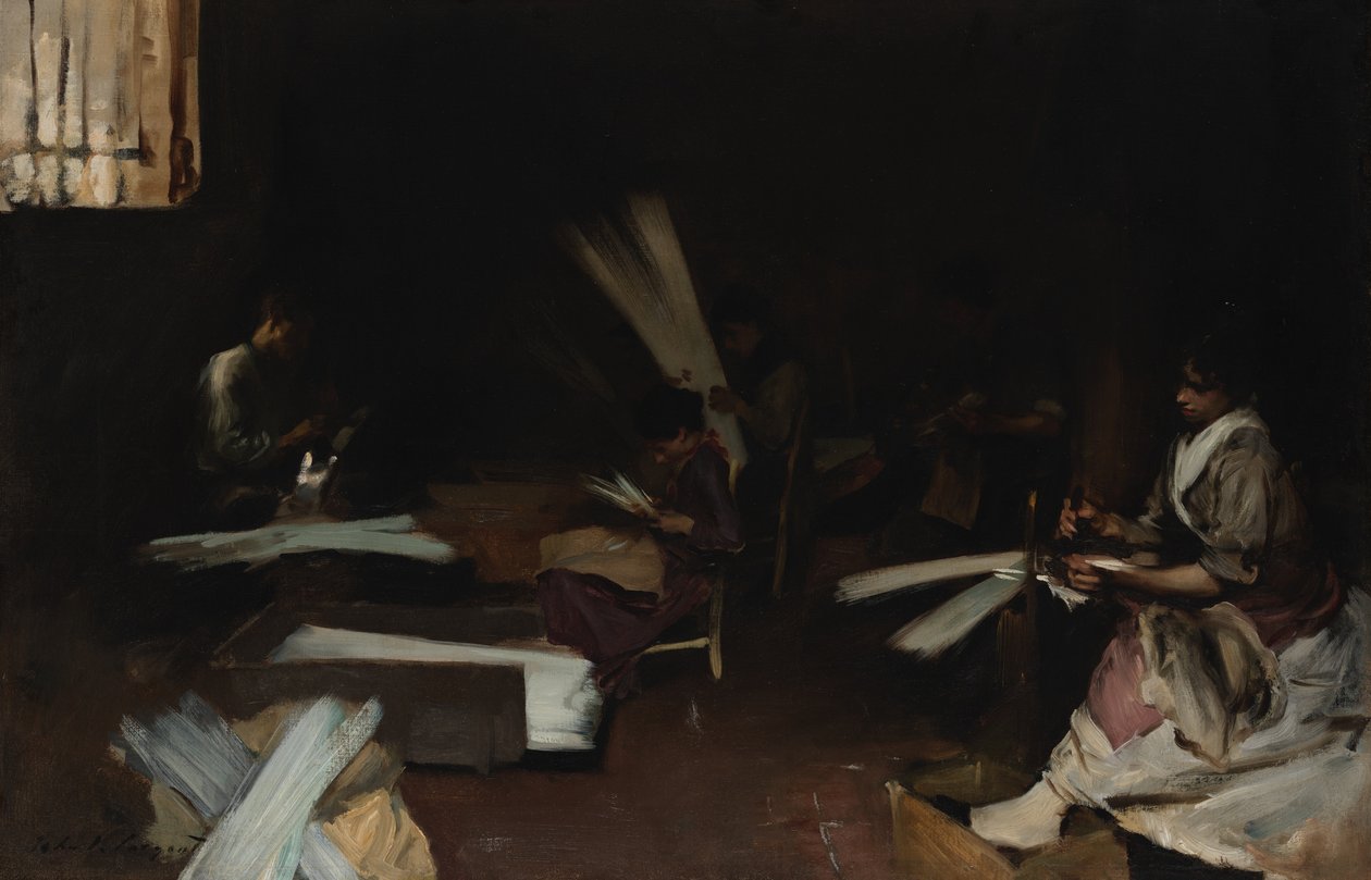 Lavoratori del vetro veneziano da John Singer Sargent