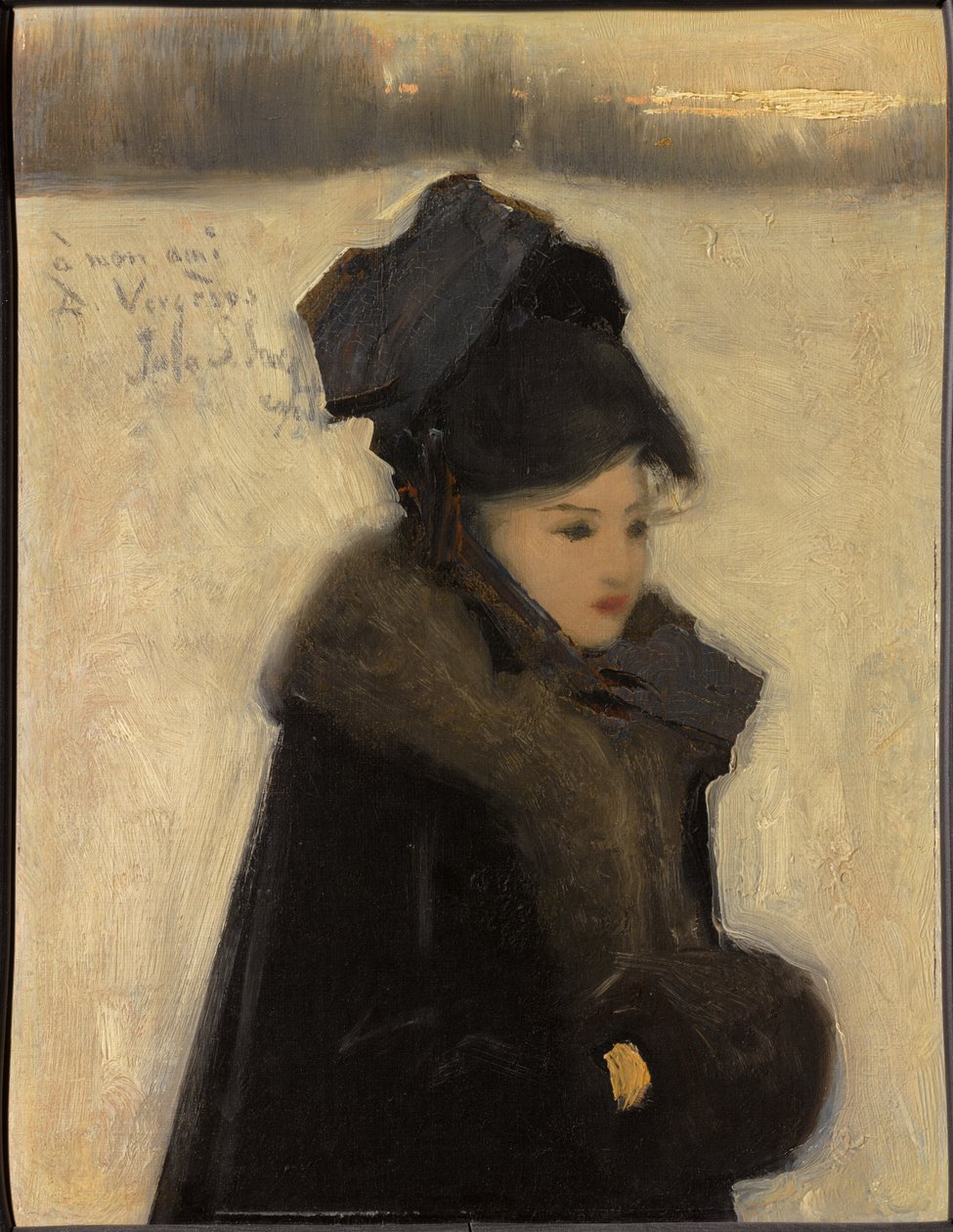 Donna con pellicce da John Singer Sargent
