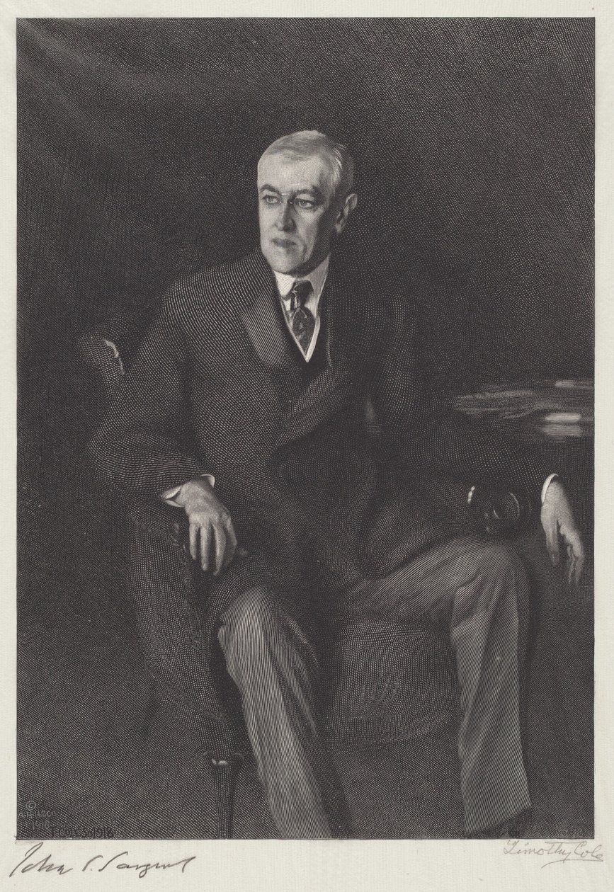 Woodrow Wilson da John Singer Sargent