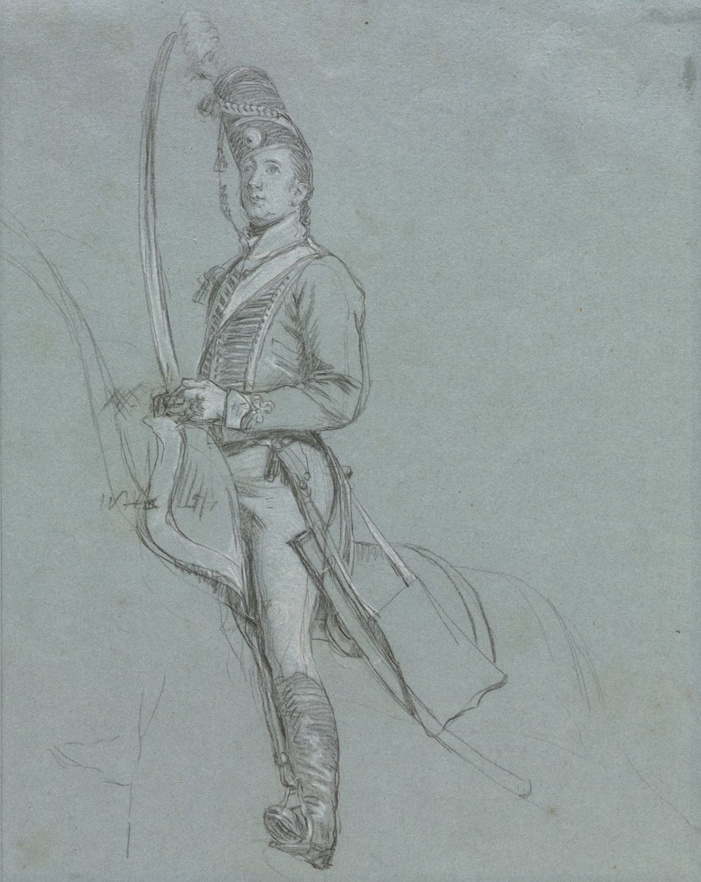 Un Ufficiale Ussaro a Cavallo da John Singleton Copley