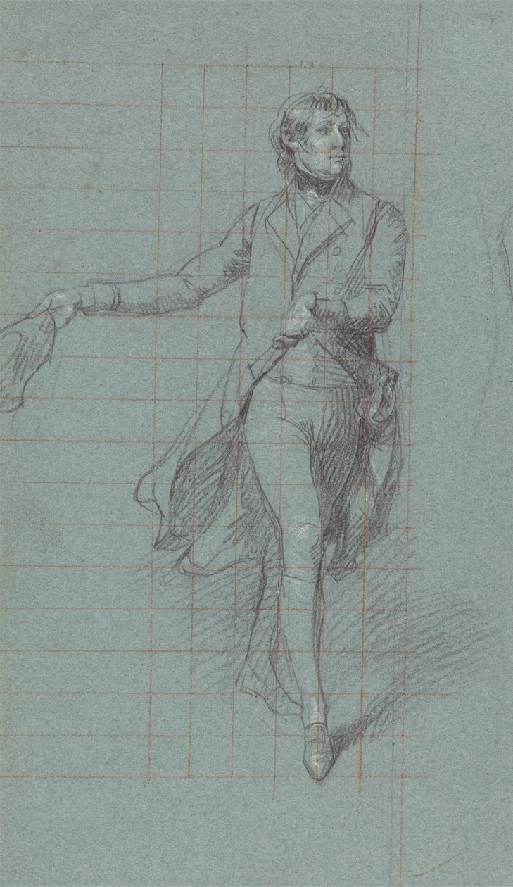 Capitano W. Fairfax, studio di figura per il dipinto della Vittoria di Lord Duncan da John Singleton Copley