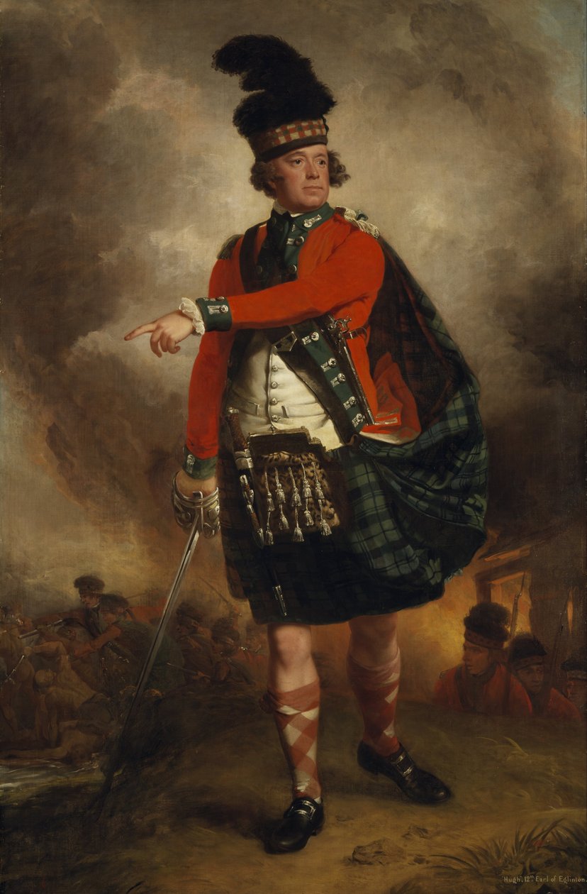 Hugh Montgomerie, 12° conte di Eglinton, 1739 - 1819. Soldato; Lord Luogotenente dell