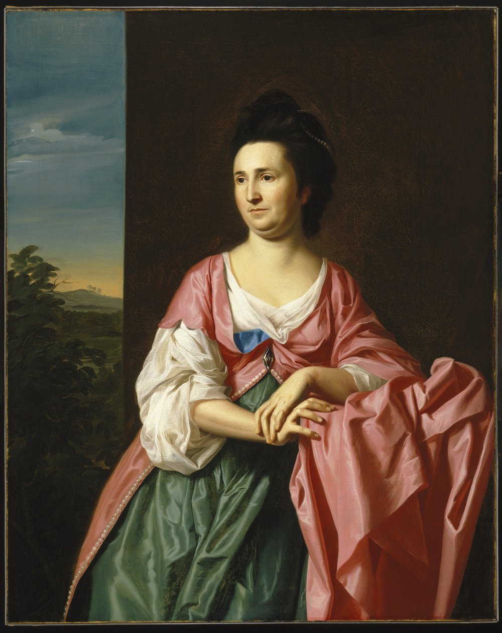 Signora Sylvester Gardiner, nata Abigail Pickman, già signora William Eppes da John Singleton Copley