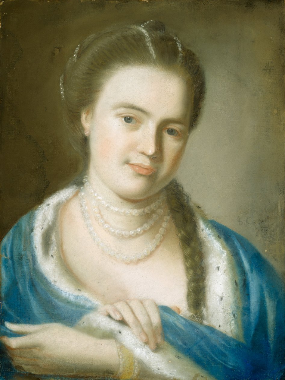 Ritratto di Mrs Gawen Brown (Elizabeth Byles) da John Singleton Copley