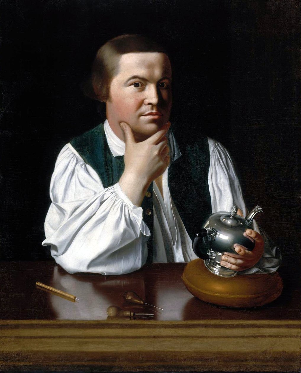 Ritratto di Paul Revere da John Singleton Copley