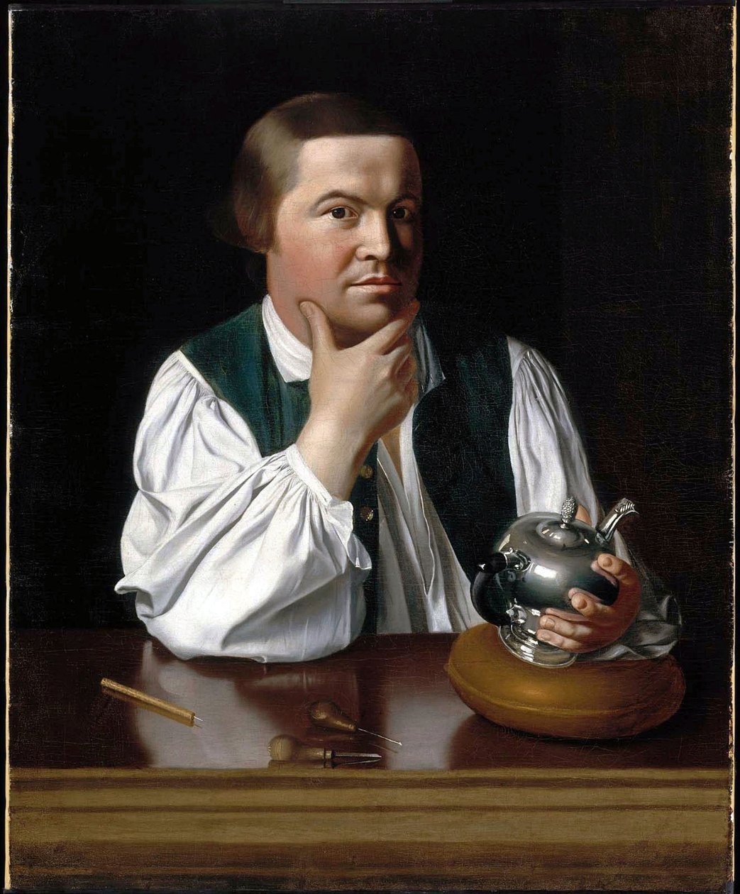 Ritratto di Paul Revere da John Singleton Copley