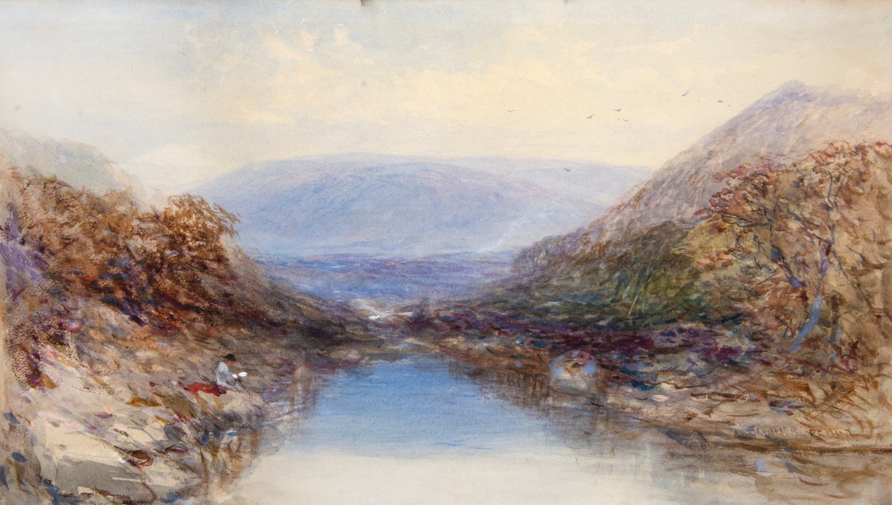 Sul bordo del fiume da John Skinner Prout