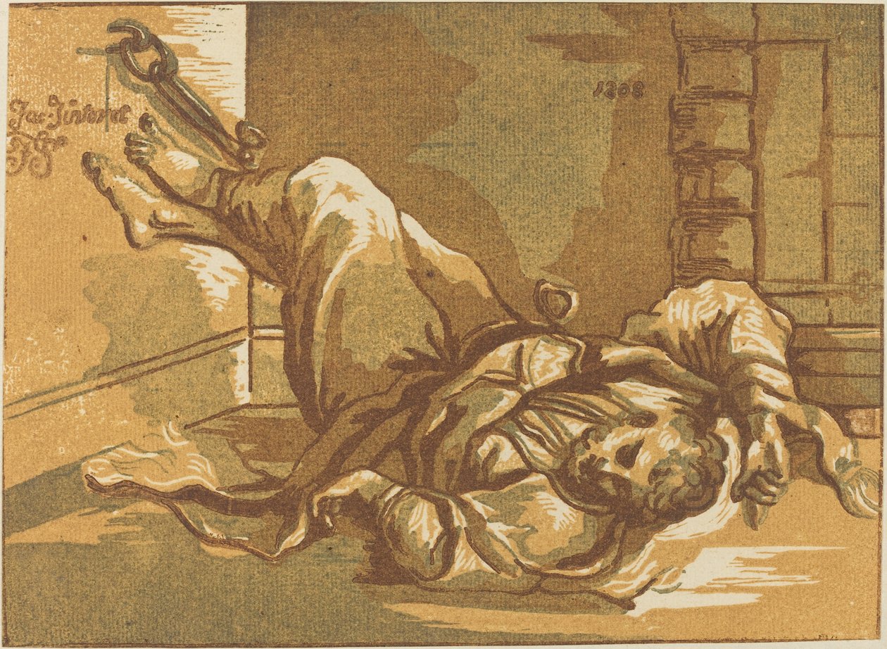 Uomo in catene da John Skippe after Jacopo Tintoretto