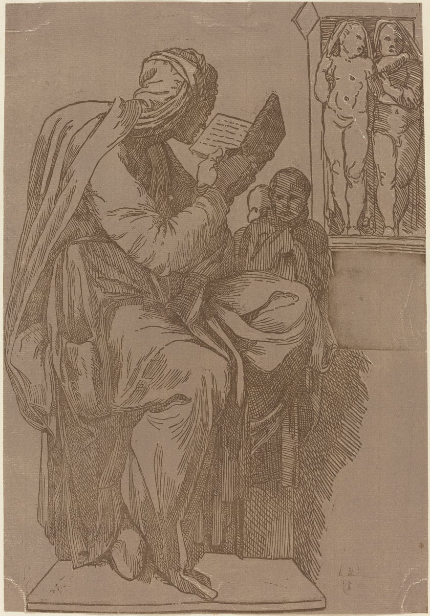 Una Sibilla che legge da John Skippe after Michelangelo