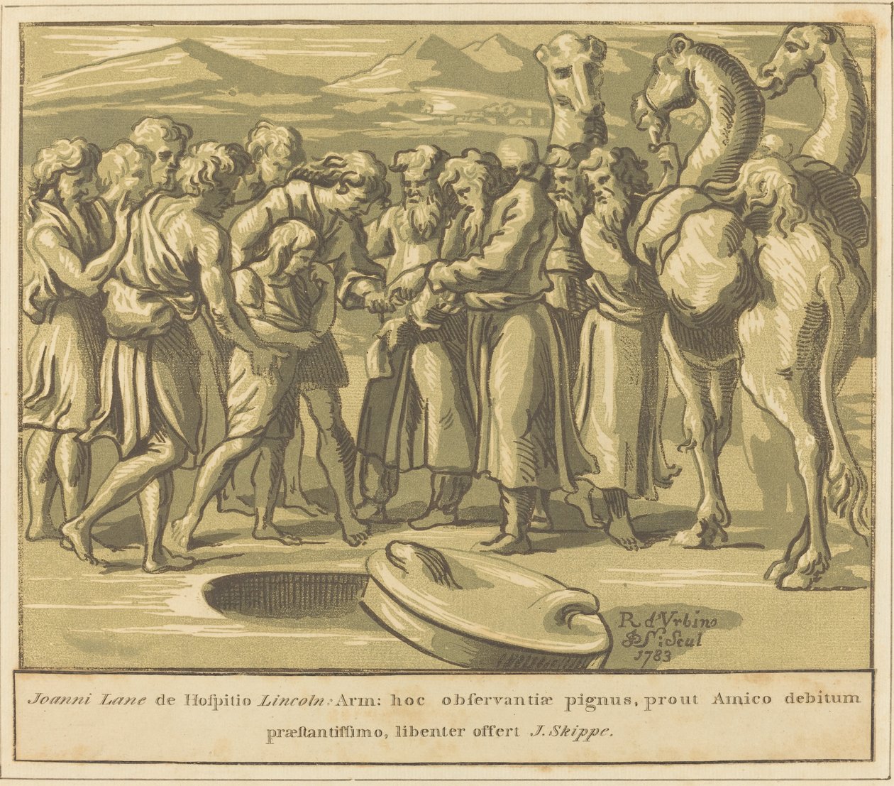Giuseppe venduto come schiavo da John Skippe after Raphael