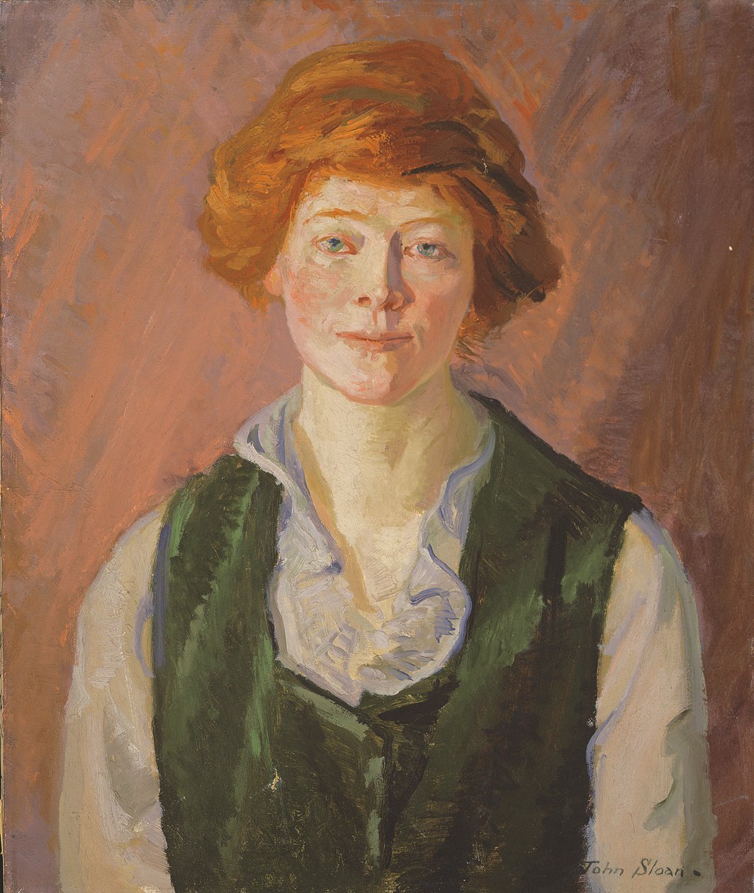 Gilet verde (Jennie Doyle) 1914-15 da John French Sloan