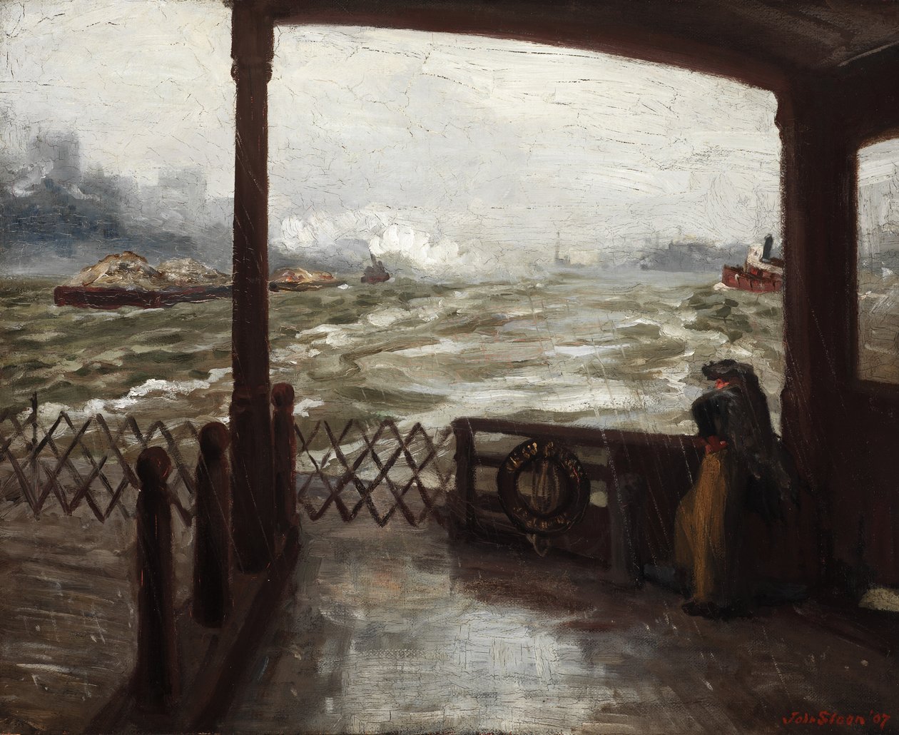 Scia del traghetto, n. 1 da John French Sloan