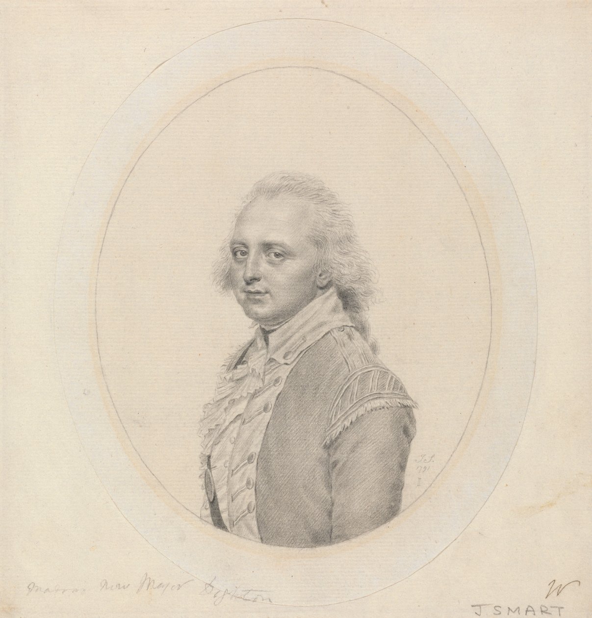 Ritratto del tenente John Dighton da John Smart