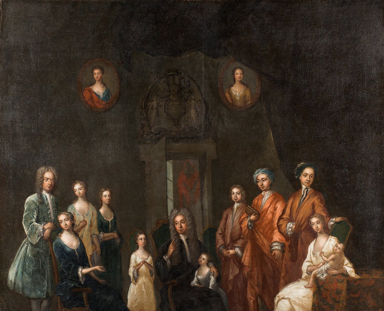 Ritratto di Sir Francis Grant, Lord Cullen, e della sua famiglia da John Smibert