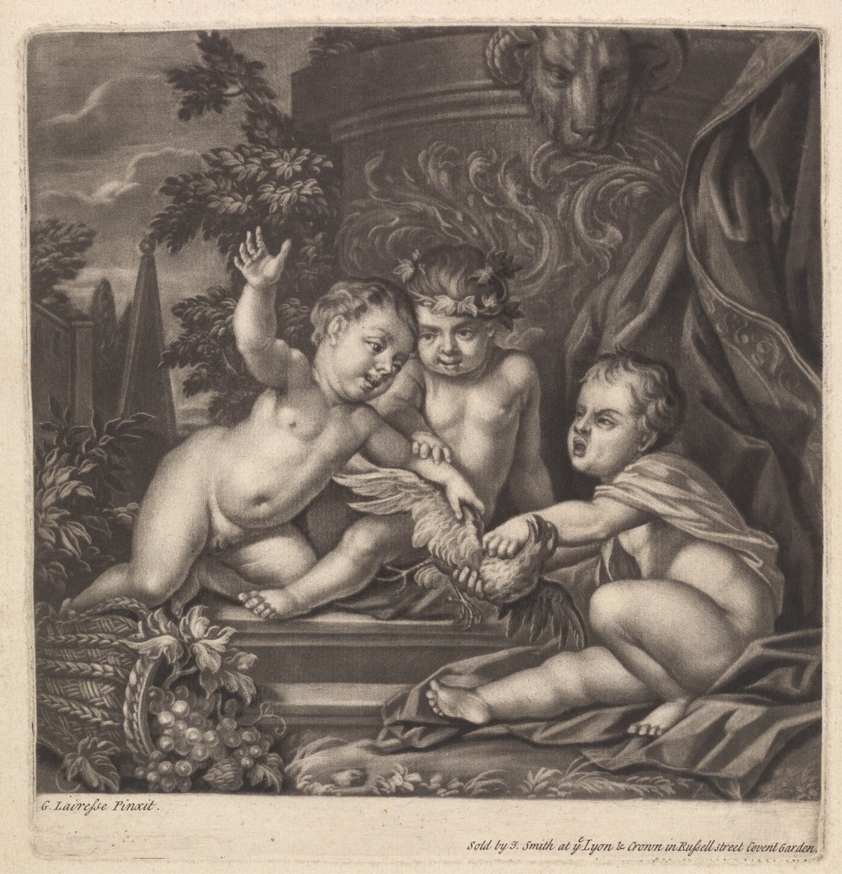 Bambini che litigano per un uccello da John Smith