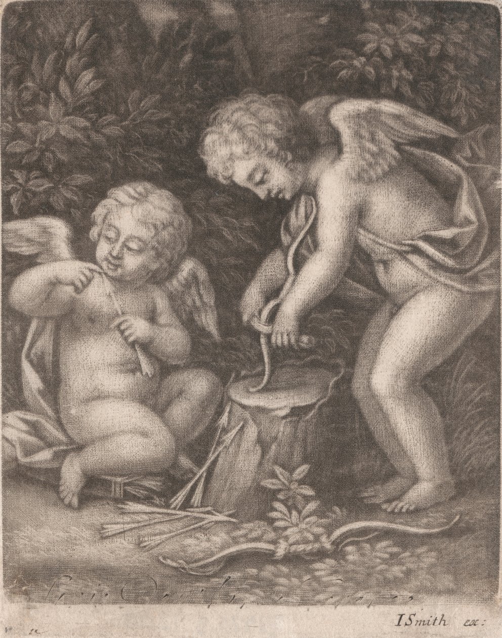 Cupidi che provano un arco da John Smith