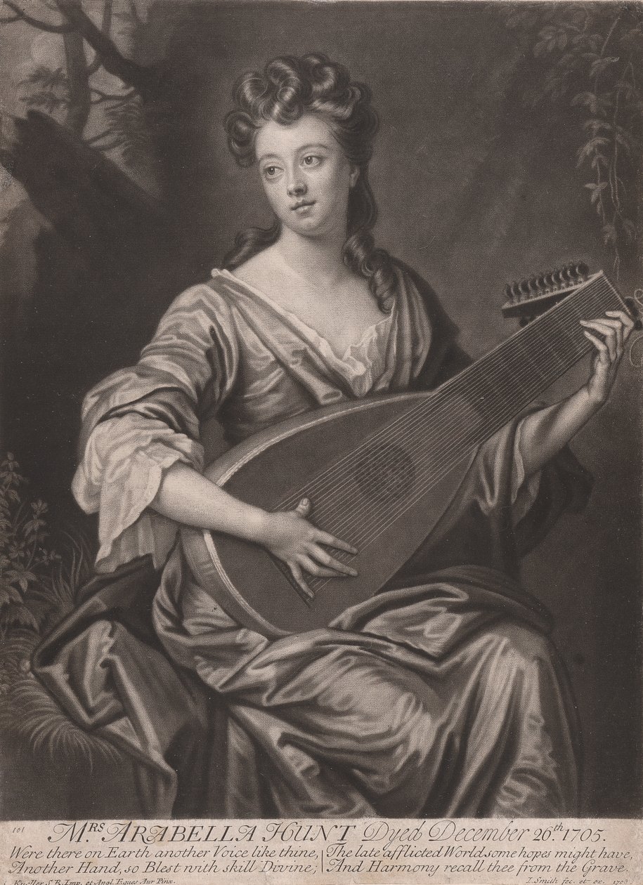 Signora Arabella Hunt da John Smith