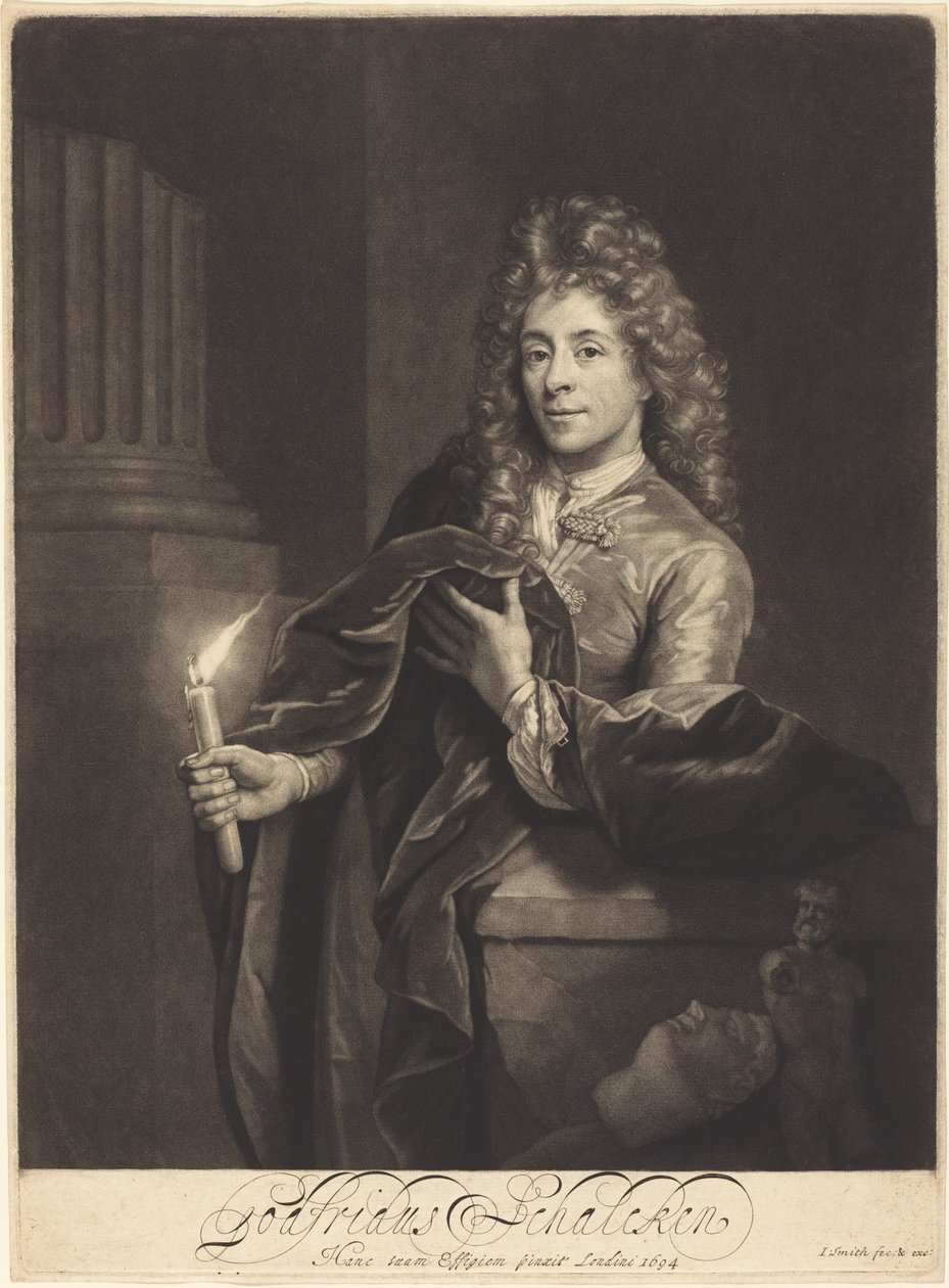 Godfried Schalcken da John Smith after Godefridus Schalcken