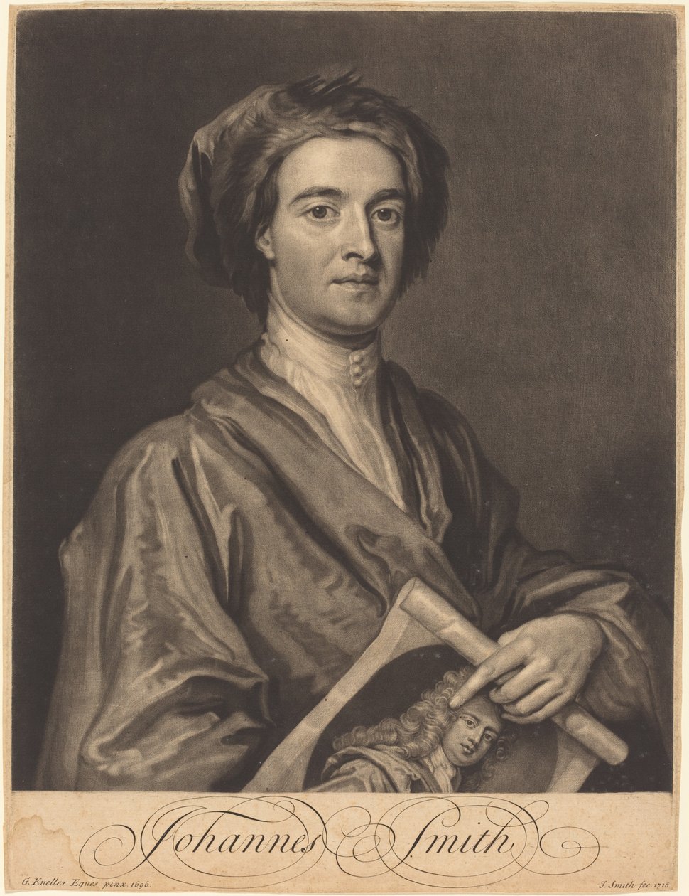John Smith da John Smith after Sir Godfrey Kneller
