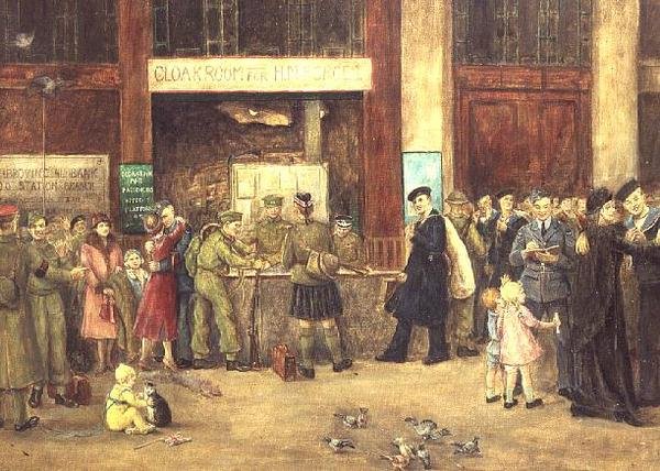 Il guardaroba delle forze alla stazione di Waterloo da John Stewart Clark