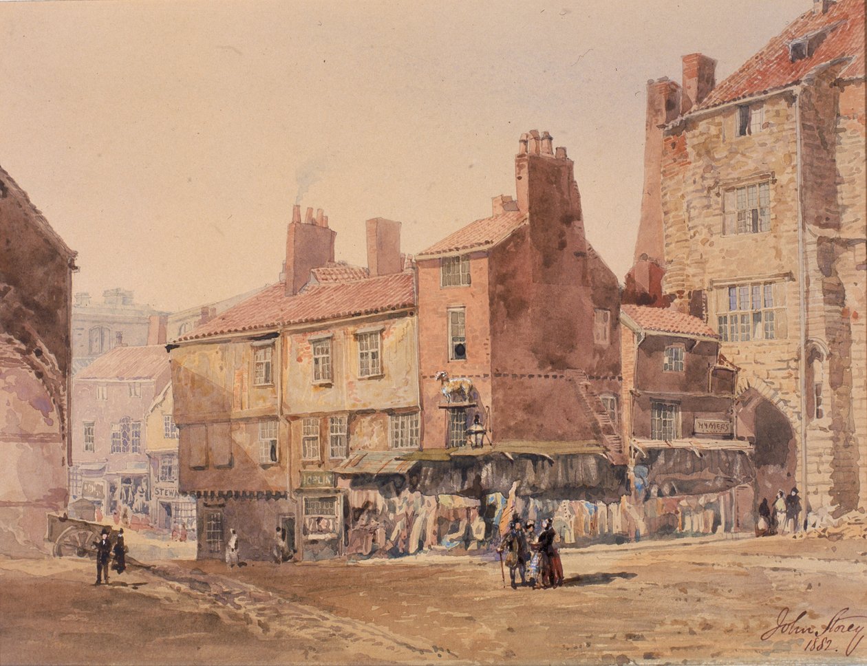 Case, King Street, vicino al Black Gate da John Storey