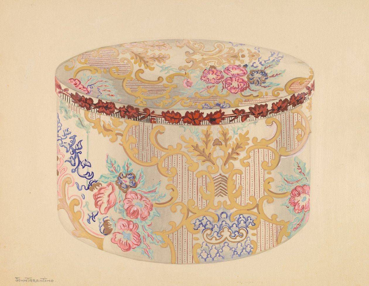 Scatola per cappelli, c. 1937 da John Tarantino