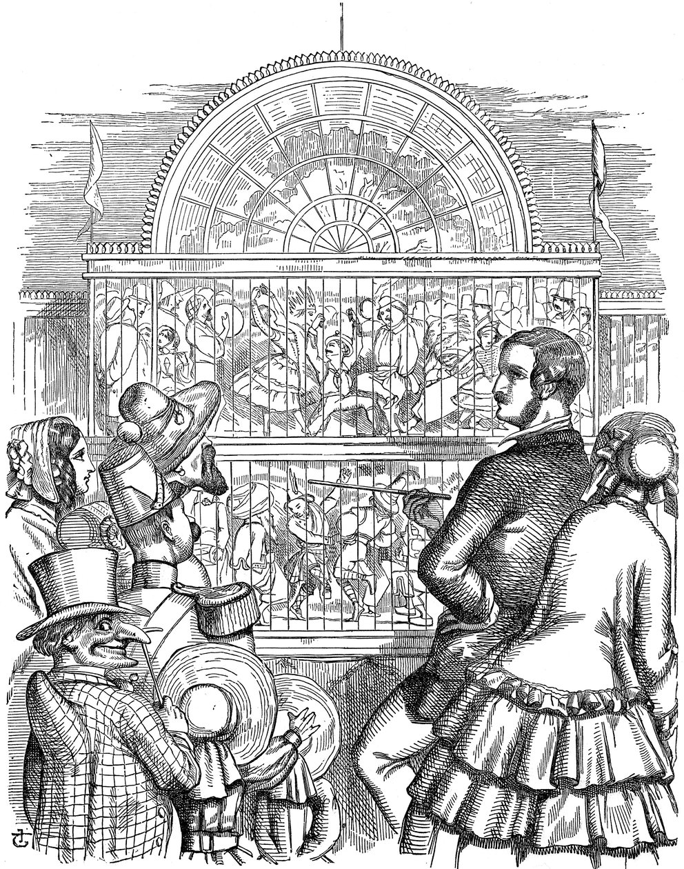 Alberto, Principe Consorte della Regina Vittoria, alla Grande Esposizione da John Tenniel