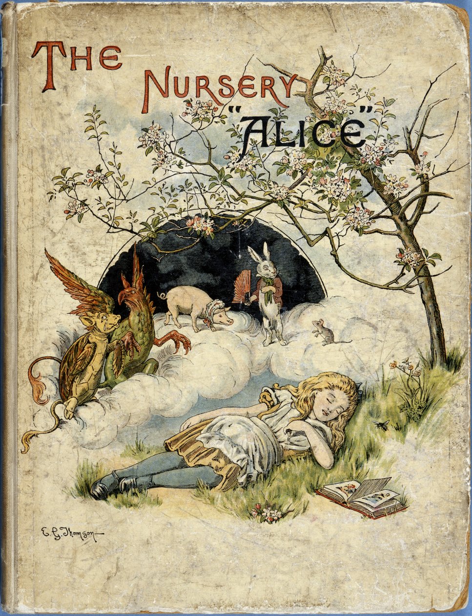 Alice addormentata da John Tenniel