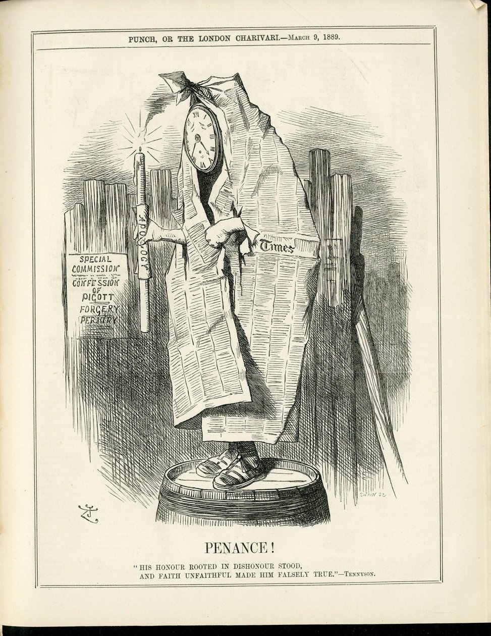Illustrazione di John Tenniel in Punch da John Tenniel